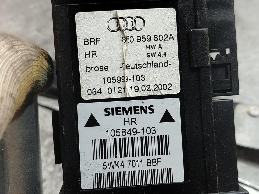 Стеклоподъемник электрический задний правый 4TE501 Audi A4 - Фото 6