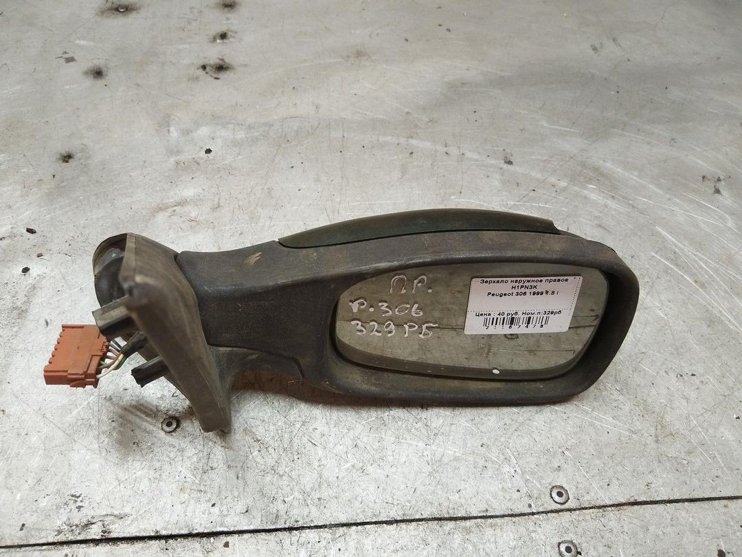 Зеркало наружное правое H1PN3K Peugeot 306 купить с доставкой