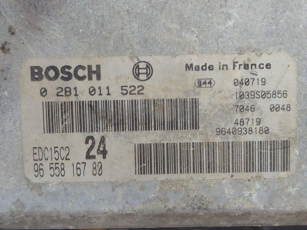 Блок управления двигателем 91E7SX Citroen C8 - Фото 5