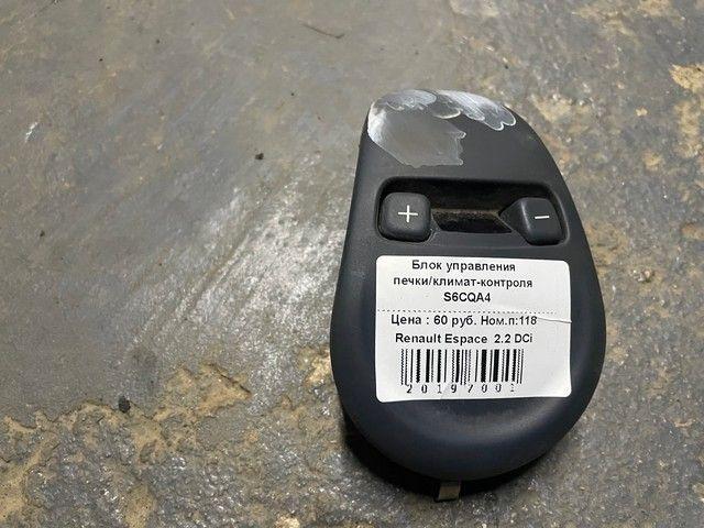 Блок управления печки/климат-контроля S6CQA4 Renault Espace - Фото 2