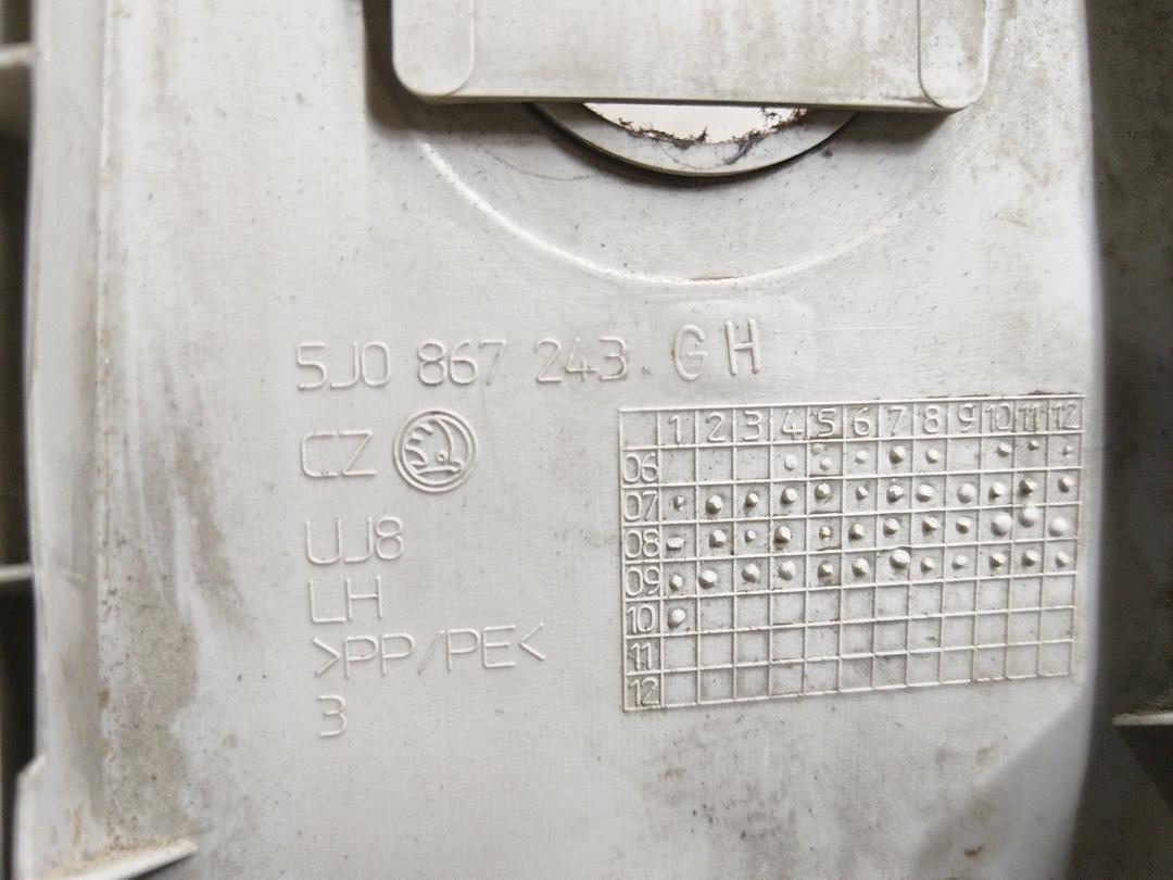 Обшивка стойки центральной левой TD6L1F Skoda Fabia купить в магазине запчастей бу