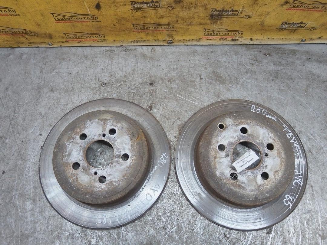Диск тормозной задний 6F2344 Toyota Avensis