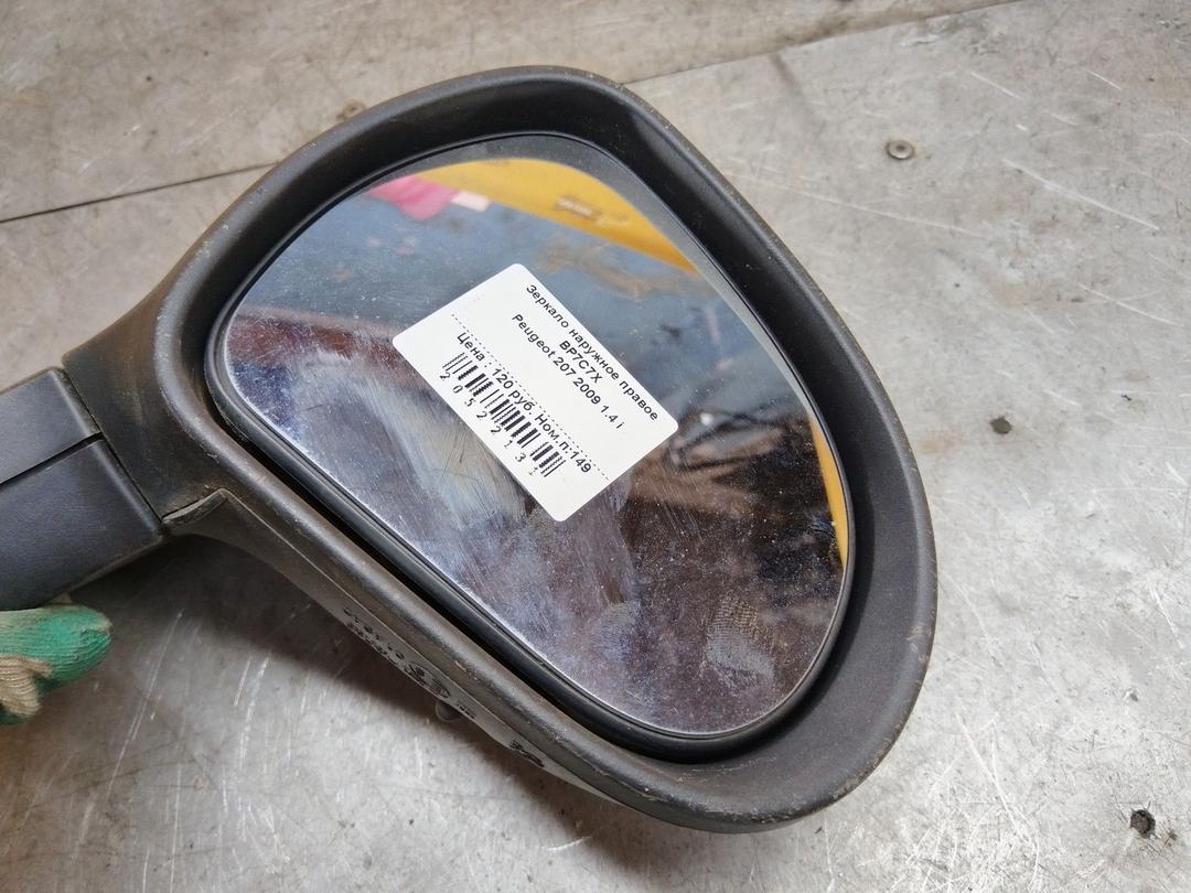 Зеркало наружное правое BP7C7X Peugeot 207 купить на авторазборке