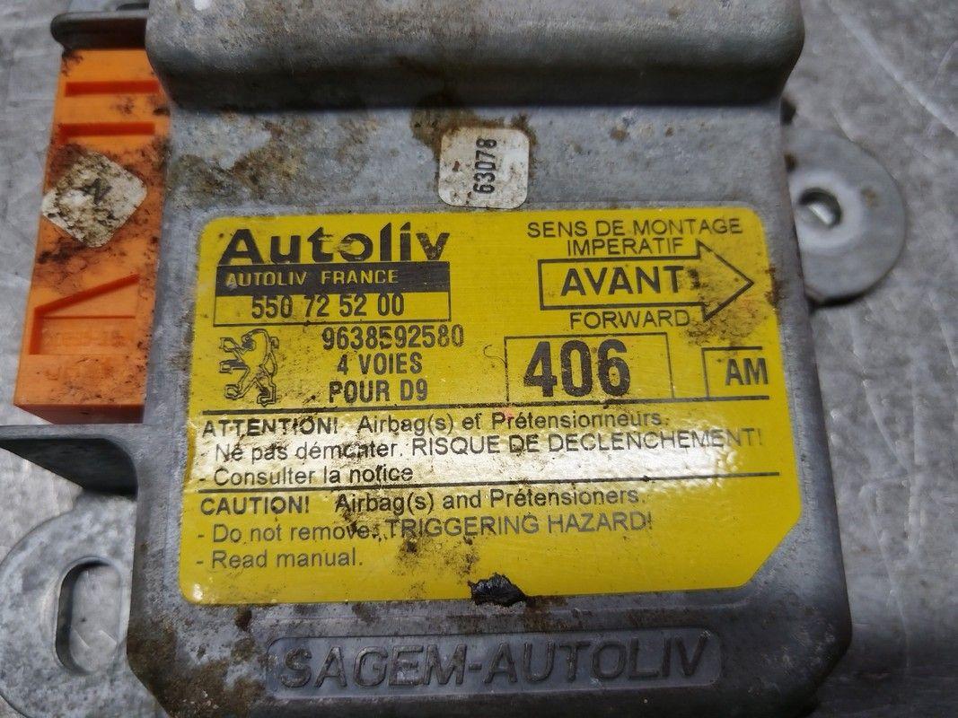 Блок AirBag BEQVTZ Peugeot 406 - Фото 4