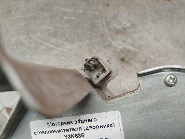 Моторчик заднего стеклоочистителя (дворника) Y3K635 Nissan Note купить с доставкой