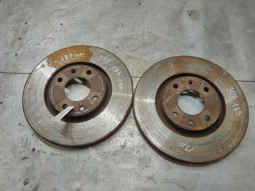Диск тормозной передний 6G9EP6 Peugeot 307