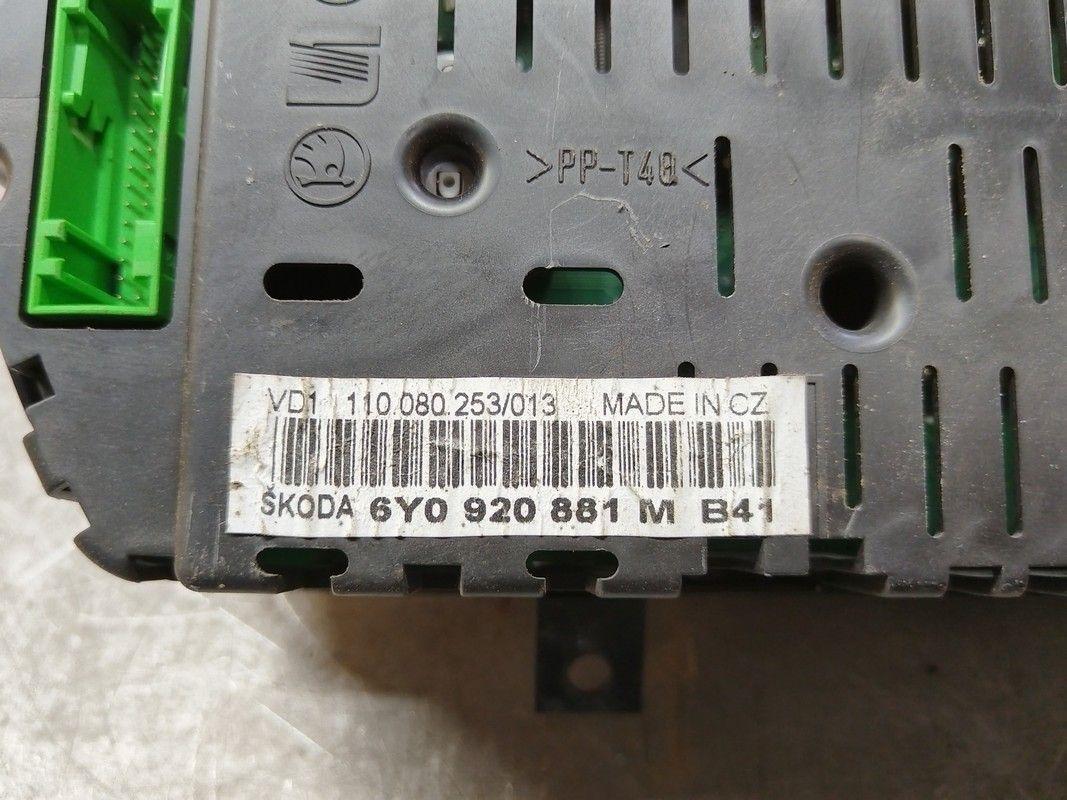 Щиток приборов (приборная панель) CVS6W4 Skoda Fabia купить с доставкой