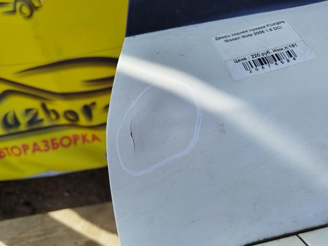 Дверь задняя правая FUKBP6 Nissan Note купить с доставкой