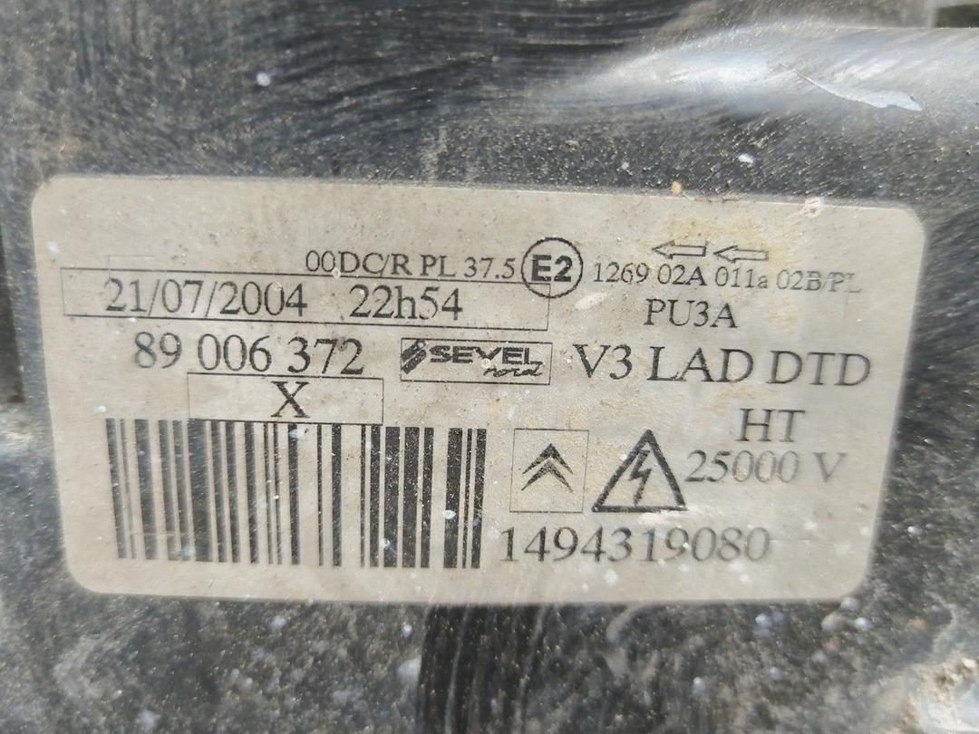 Фара левая XNLMKU Citroen C8 - Фото 9