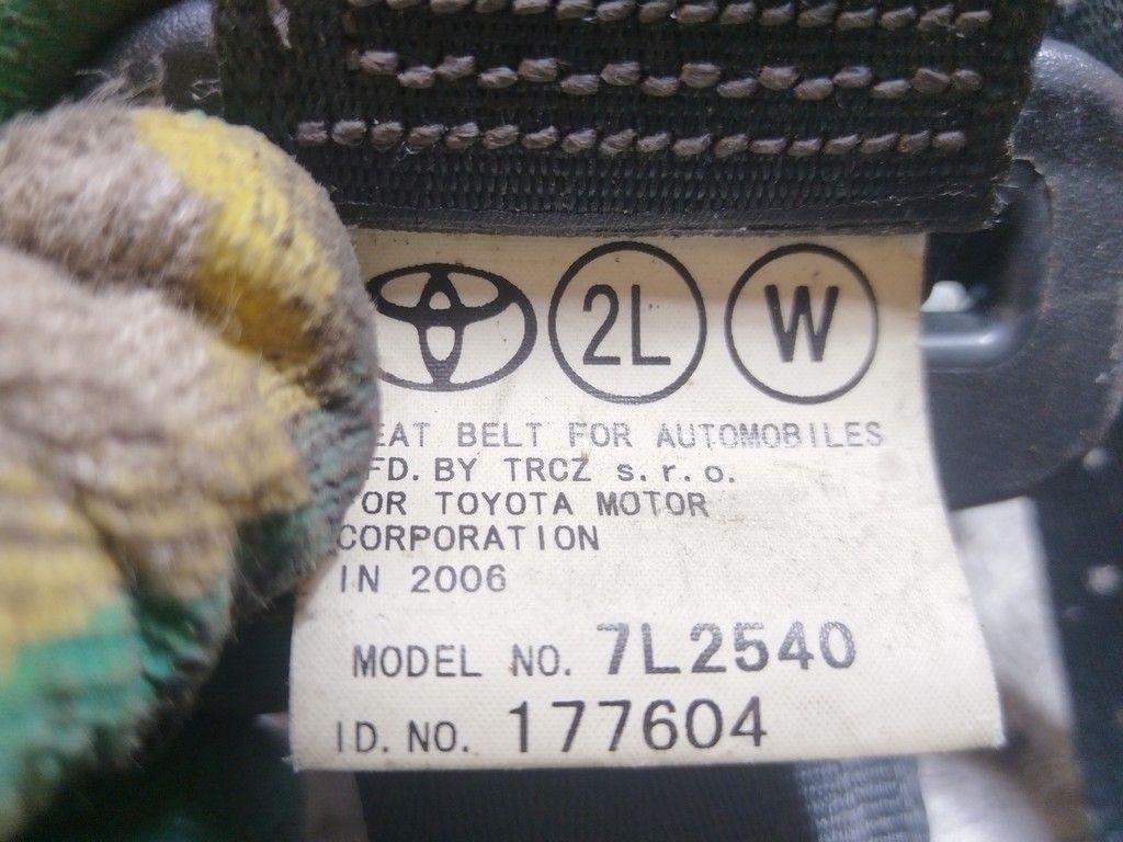 Ремень безопасности задний левый DS88CQ Toyota Corolla Verso - Фото 6