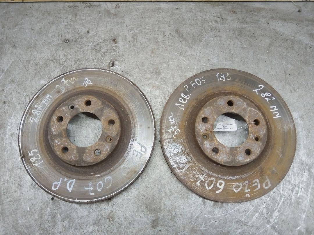 Диск тормозной (комплект) BUD6WW Peugeot 607