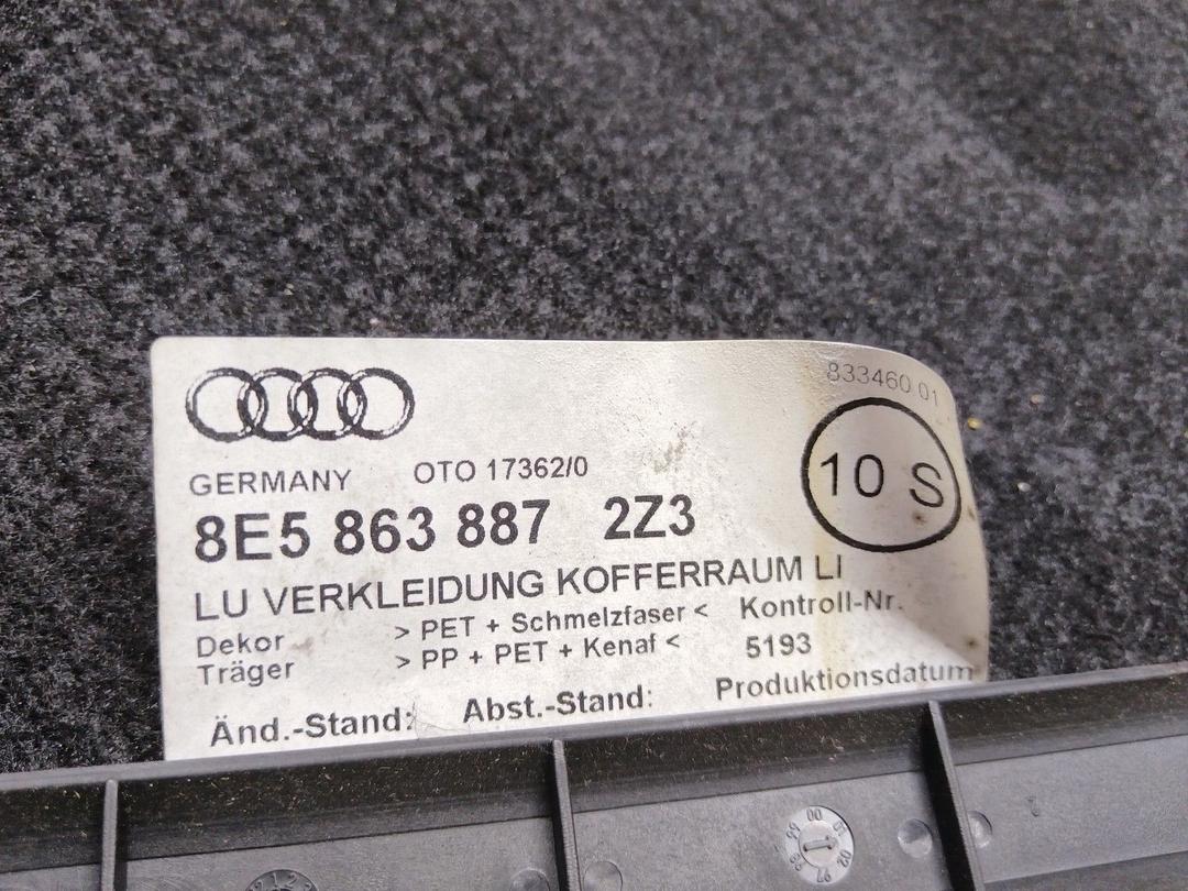 Обшивка багажника 2QSAT3 Audi A4 купить в магазине запчастей бу