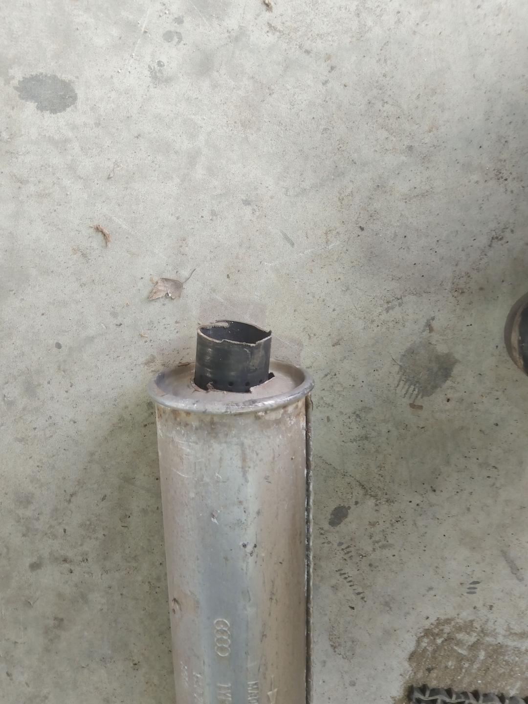 Глушитель VQHXFB Audi 80 купить в магазине запчастей бу