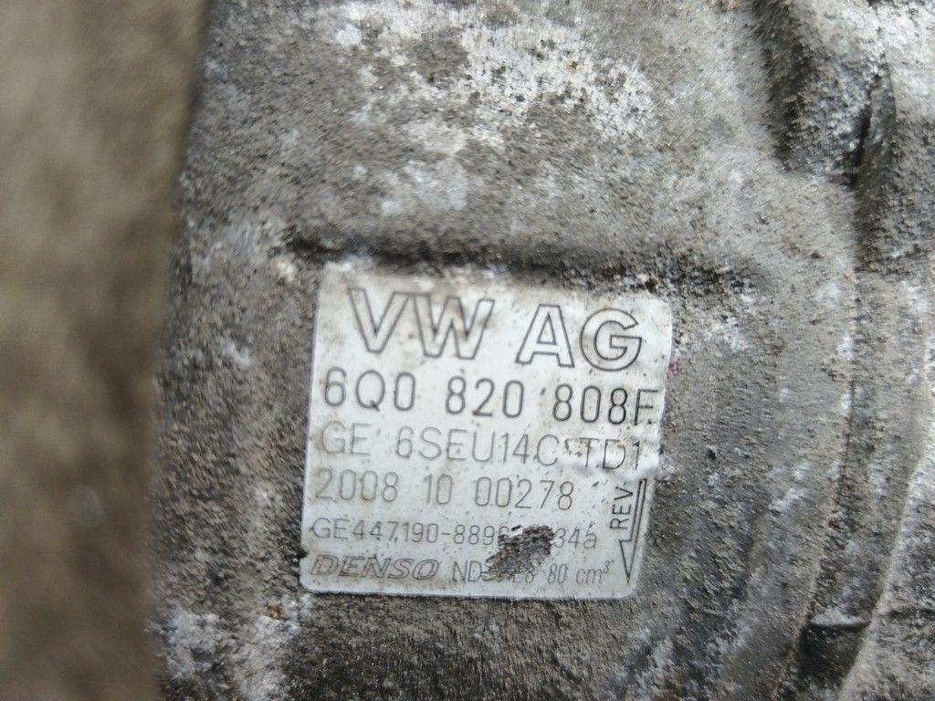 Компрессор кондиционера 7B6YFK Volkswagen Polo - Фото 6
