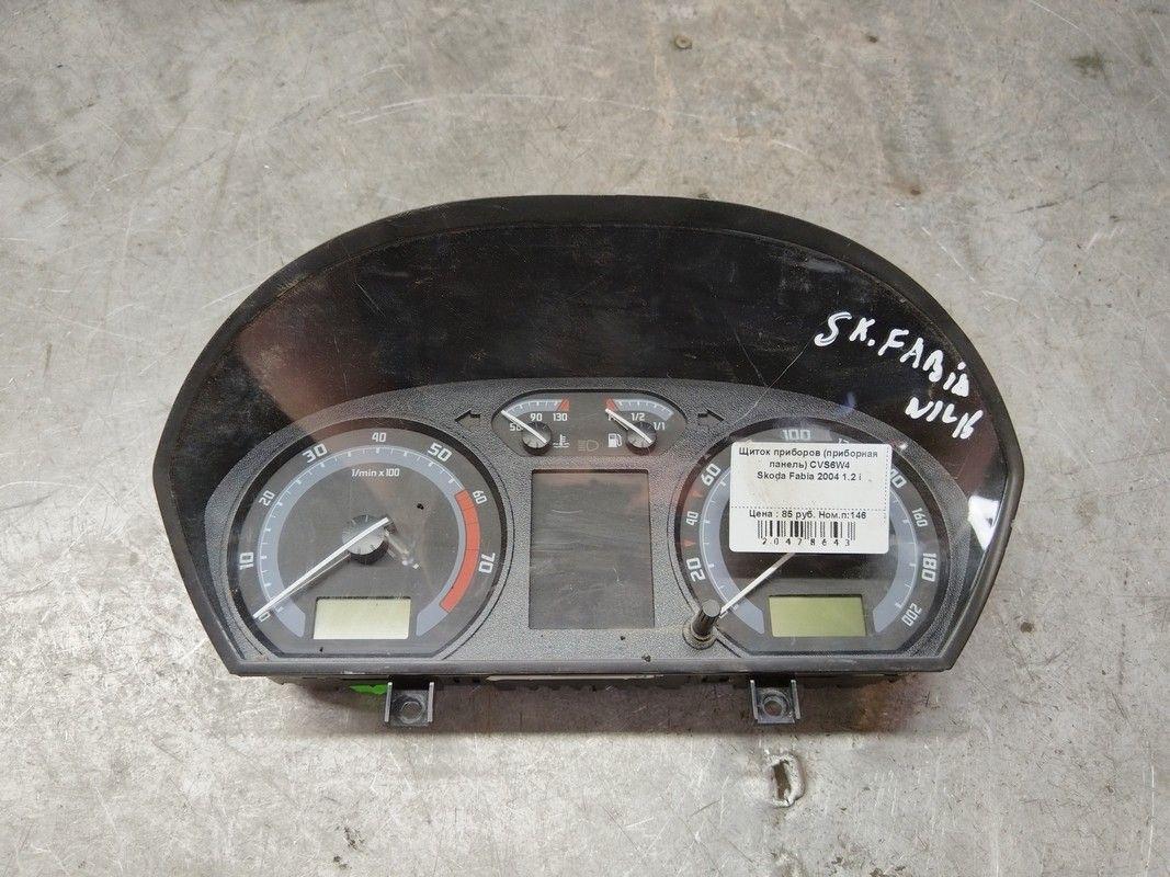 Щиток приборов (приборная панель) CVS6W4 Skoda Fabia