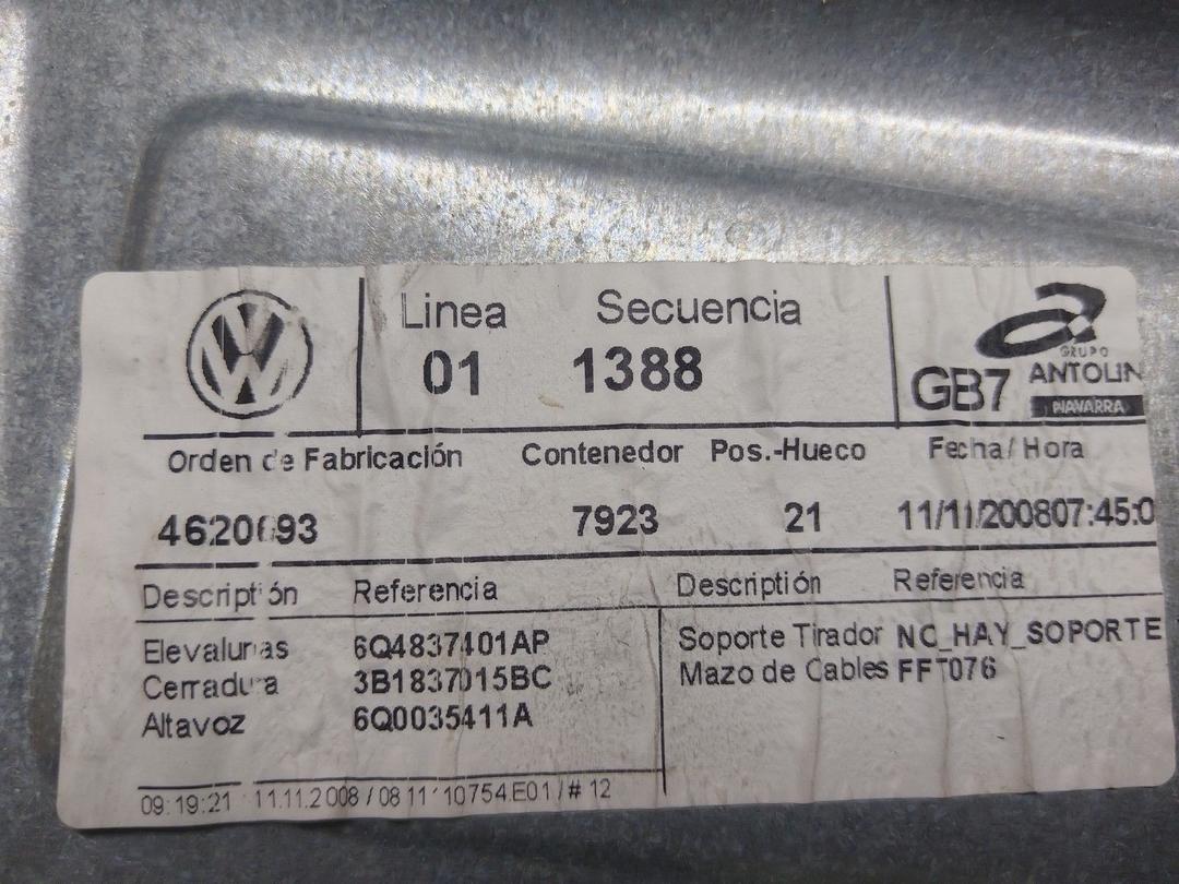 Стеклоподъемник электрический передний левый JB4G4Y Volkswagen Polo купить в магазине запчастей бу