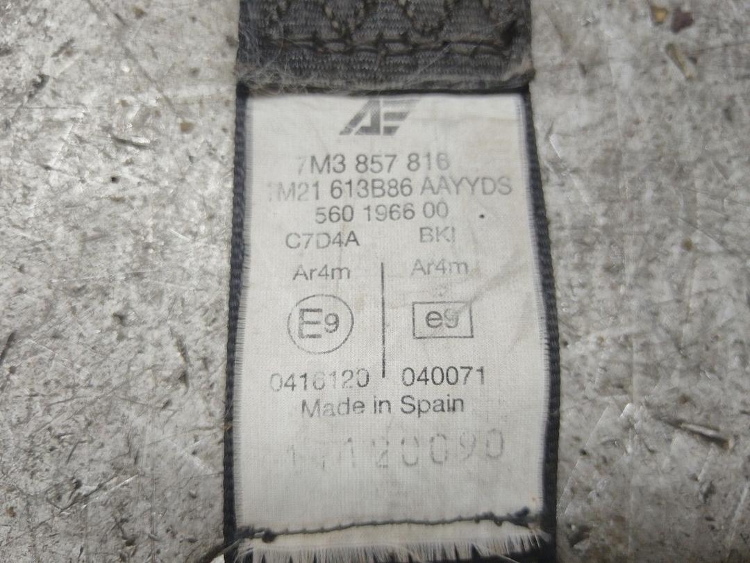 Ремень безопасности задний правый X126GF Seat Alhambra купить