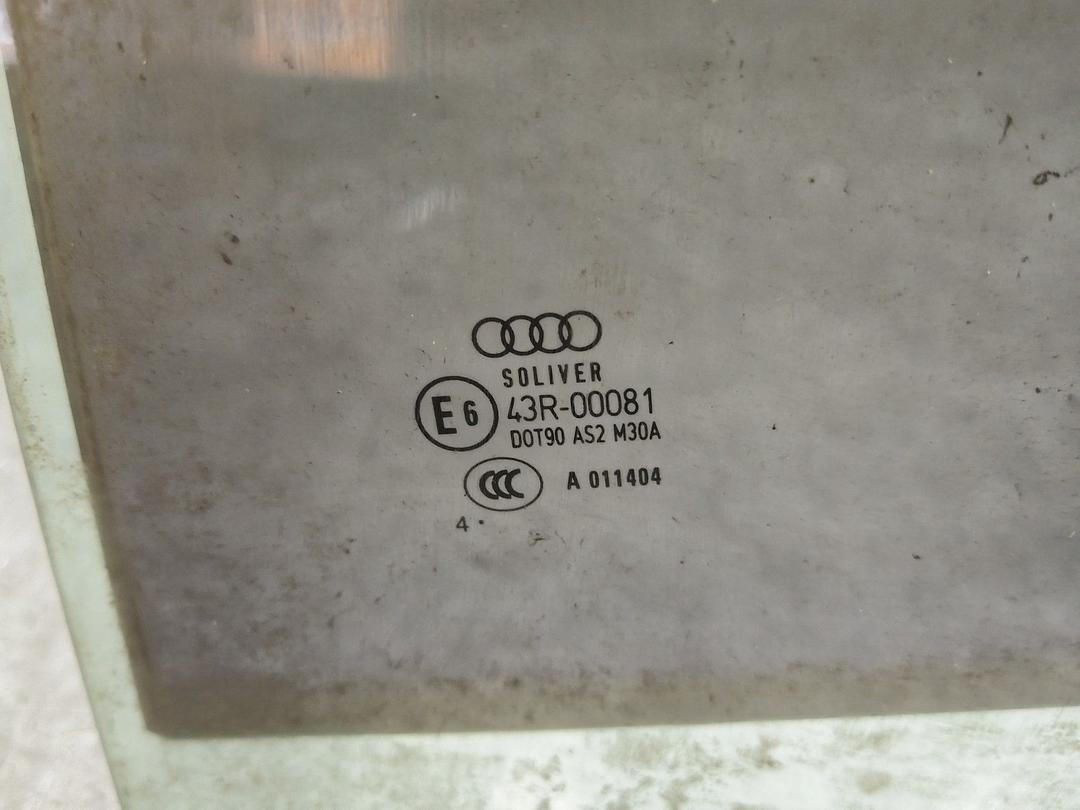 Стекло двери задней левой Y3K32K Audi A6 - Фото 2