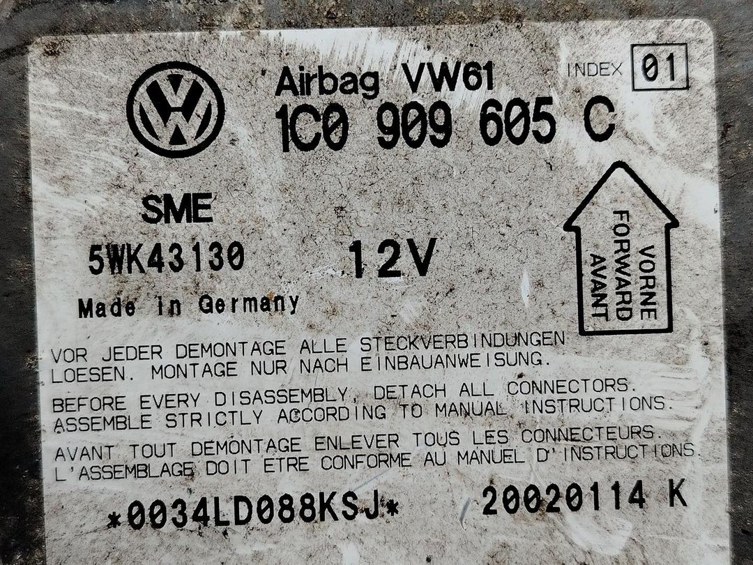 Блок AirBag XPCTS5 Volkswagen Passat - Фото 4