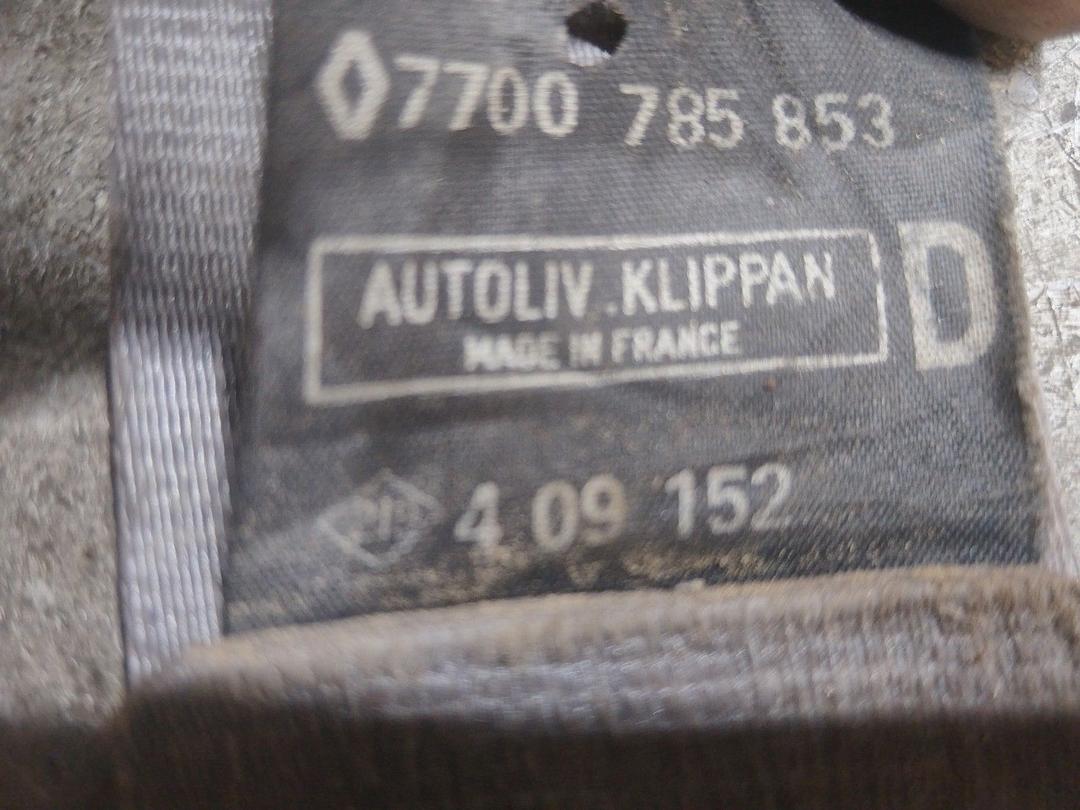 Ремень безопасности задний правый 2394ZH Renault 19 купить в магазине запчастей бу