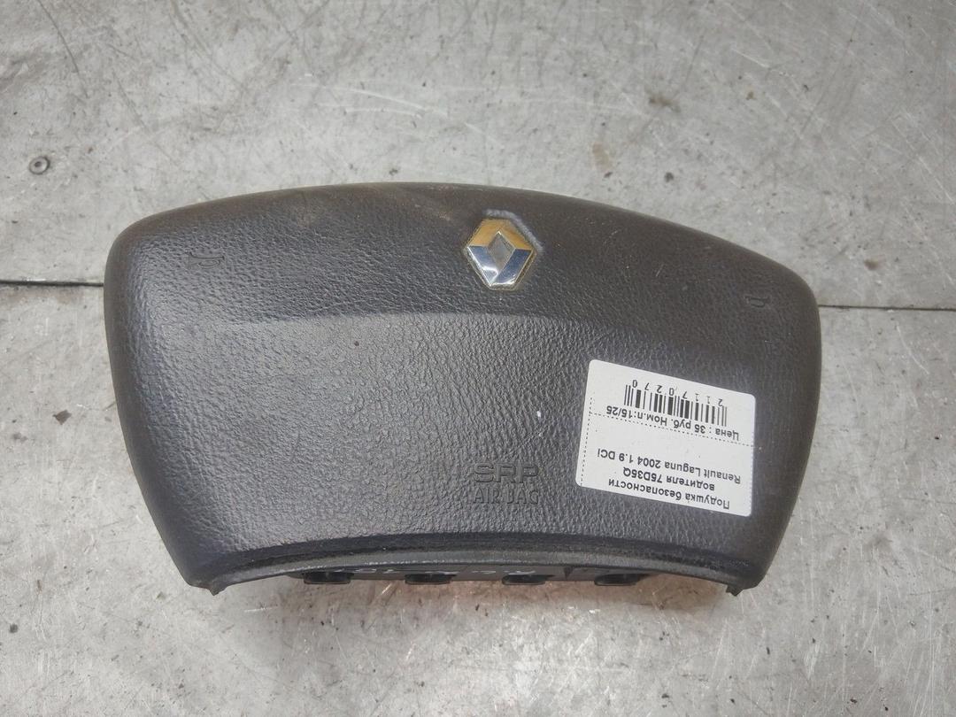 Подушка безопасности водителя 75D35Q Renault Laguna