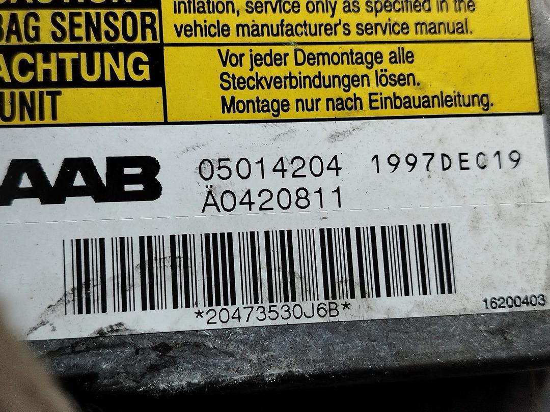 Блок AirBag OE2AU8 Saab 9-5 - Фото 4