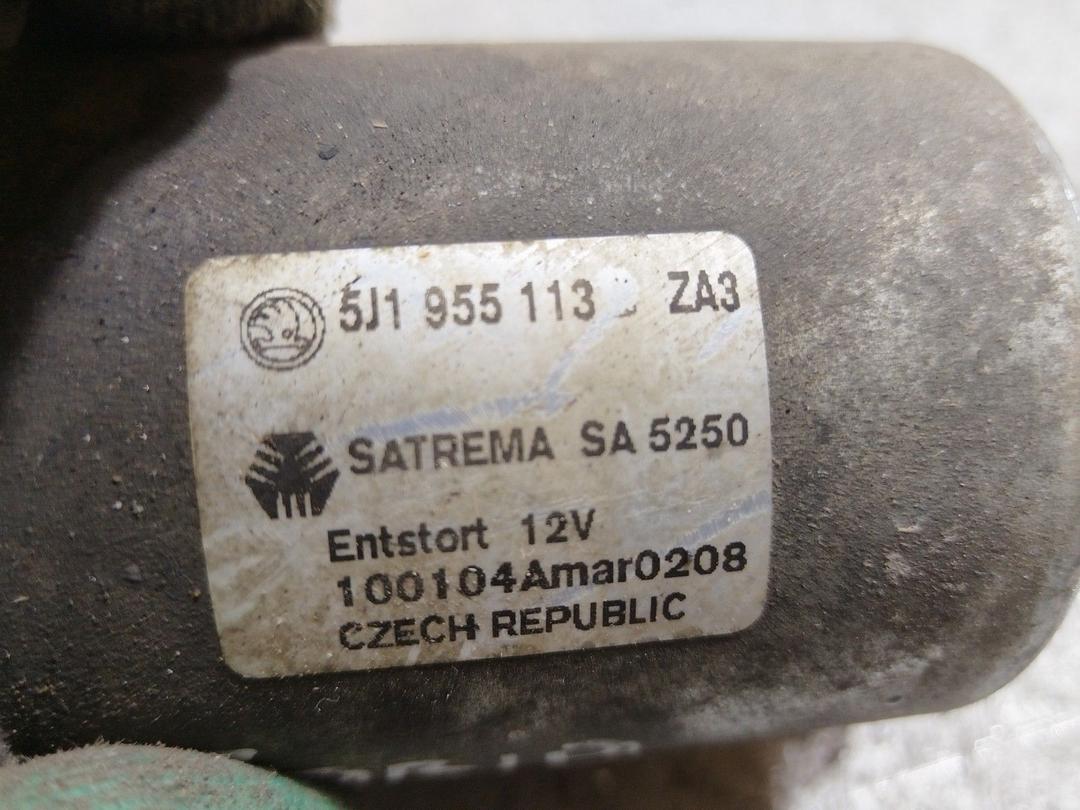 Моторчик передних стеклоочистителей (дворников) NG7TJW Skoda Fabia купить в магазине запчастей бу