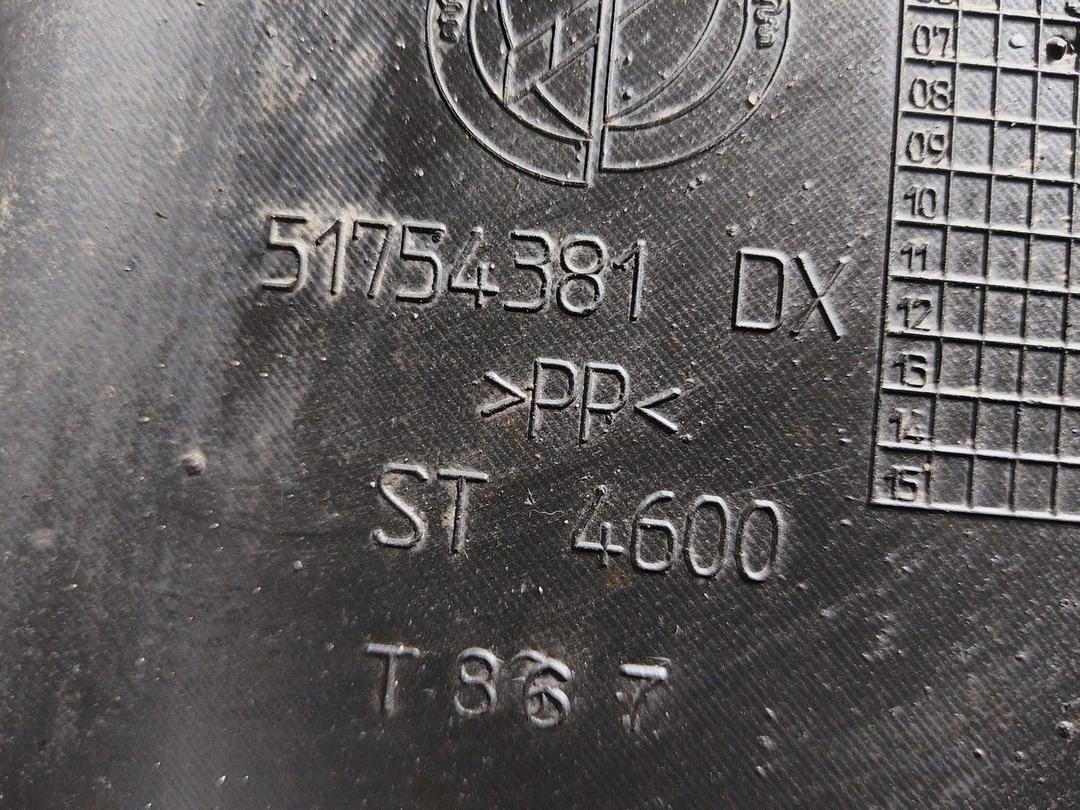 Защита арок задняя левая (подкрылок) L472LF Fiat Linea - Фото 6