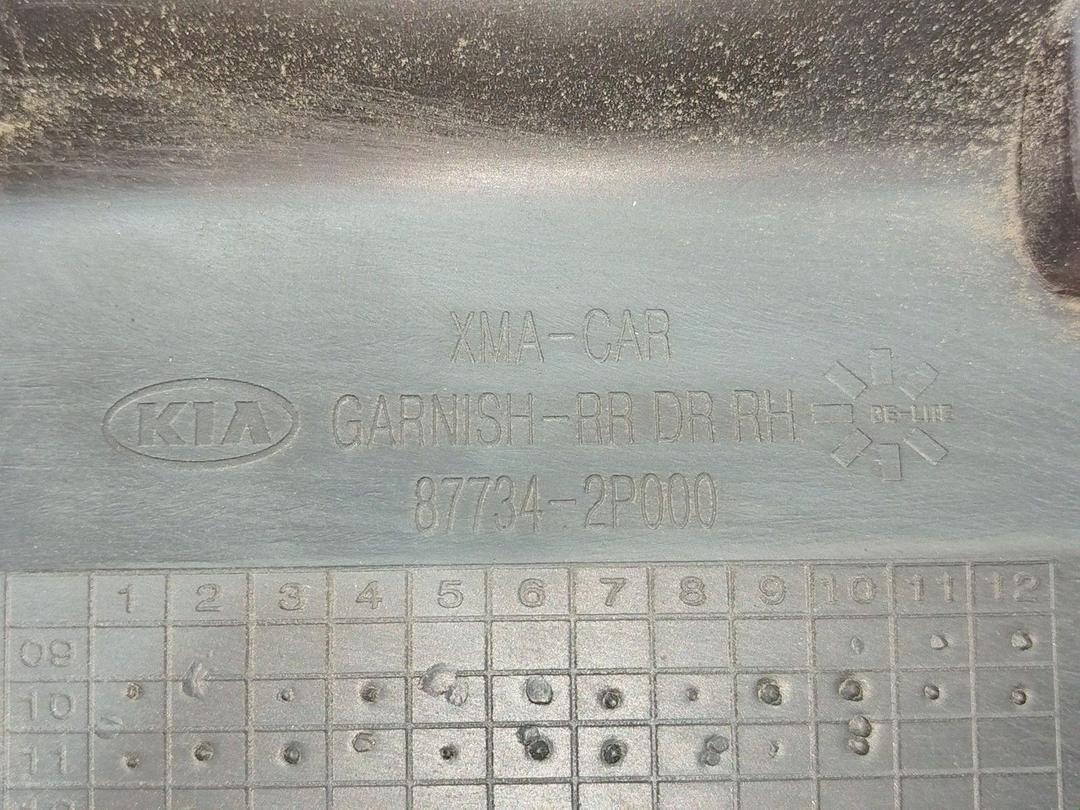 Молдинг двери задней правой 5WLTZO Kia Sorento - Фото 5