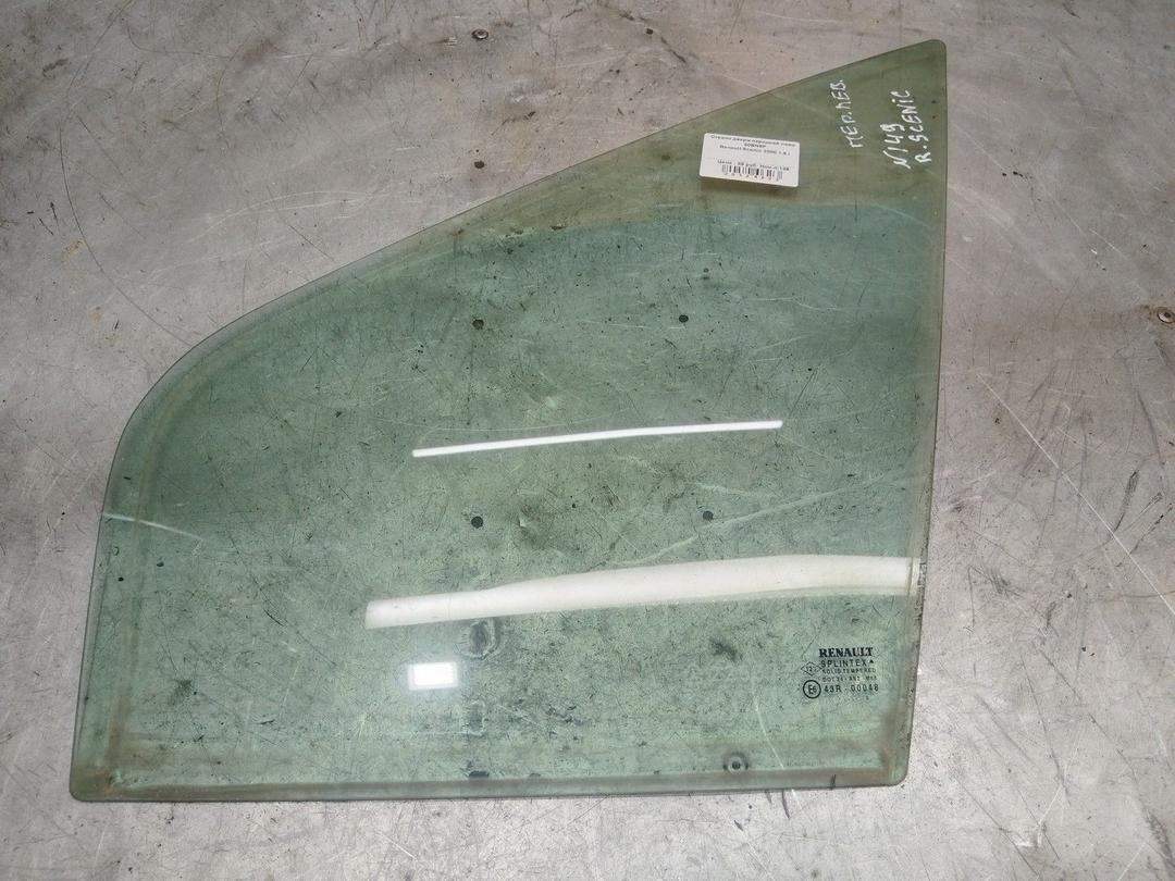 Стекло двери передней левой 50BN6P Renault Scenic купить в магазине запчастей бу