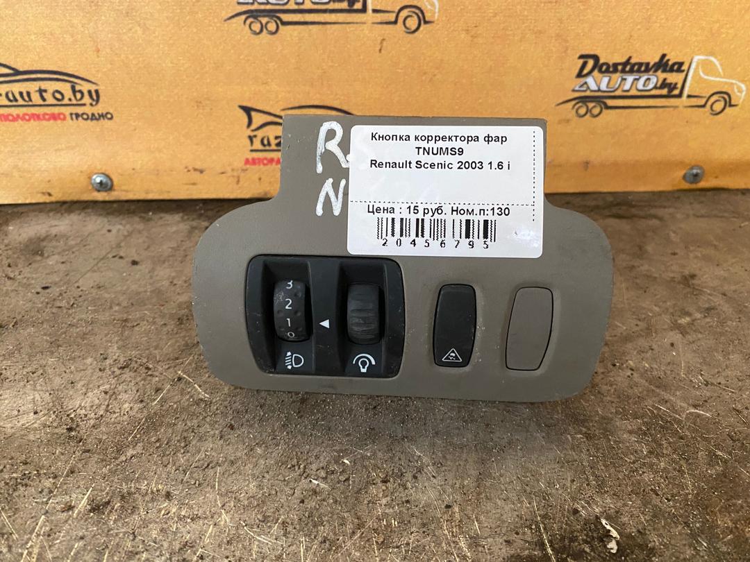 Кнопка корректора фар TNUMS9 Renault Scenic купить с доставкой