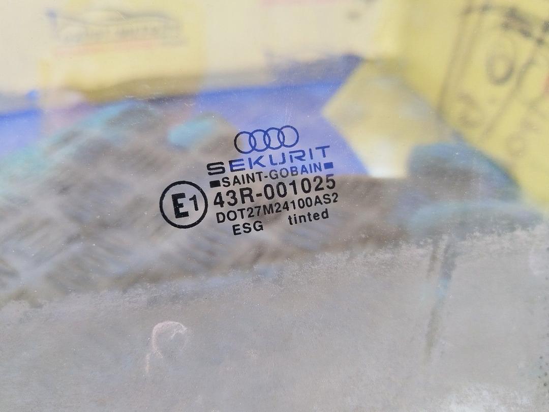 Стекло двери передней левой 9A91RZ Audi 80 - Фото 2
