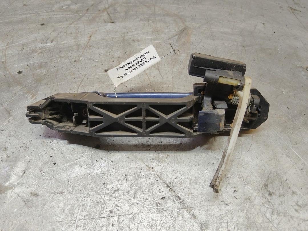 Ручка наружная задняя правая 3G4Z03 Toyota Avensis - Фото 2