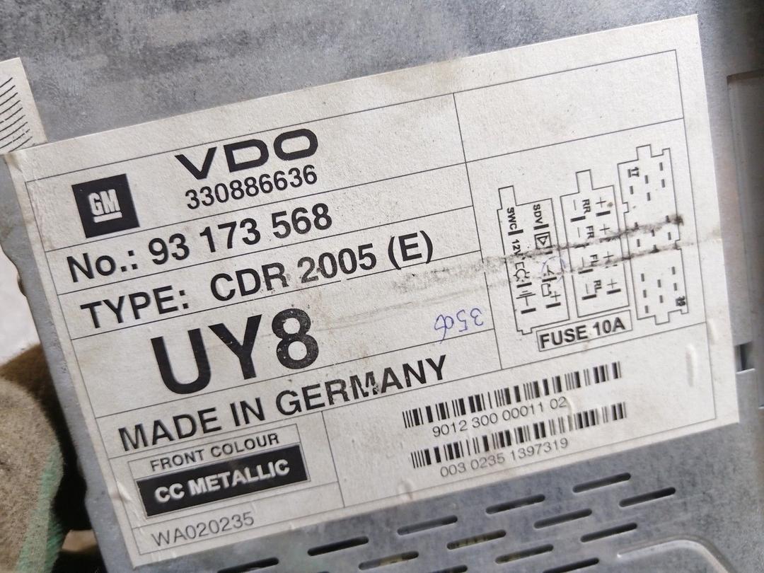 Магнитола N00C73 Opel Vectra купить в магазине запчастей бу