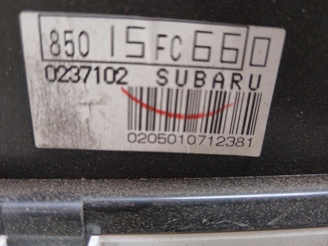 Щиток приборов (приборная панель) 5CO7JY Subaru Forester купить в магазине запчастей бу