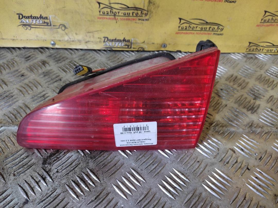 Фонарь крышки багажника левый RZ81CQ Peugeot 607 - Фото 1