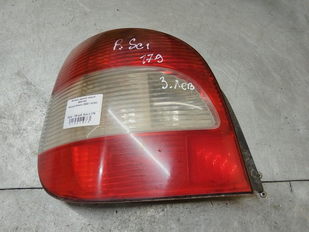 Фонарь задний левый 6DA1AO Renault Scenic