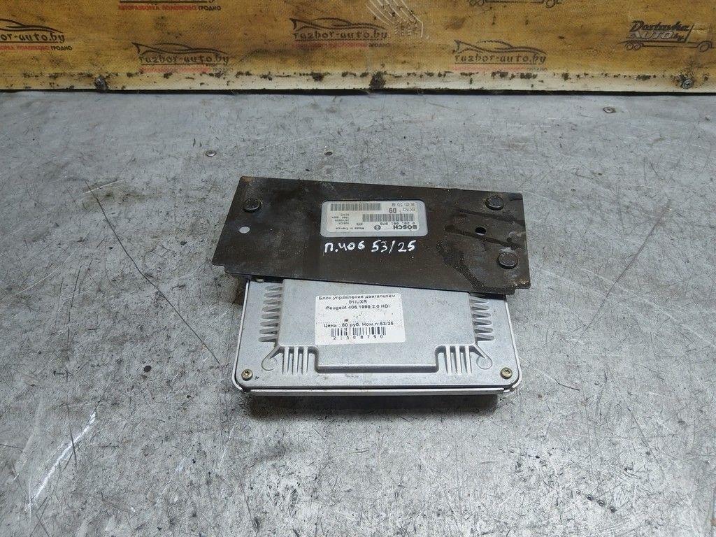 Блок управления двигателем 01IUXR Peugeot 406 - Фото 3