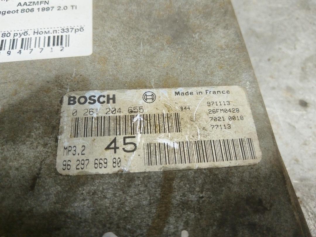 Блок управления двигателем AAZMFN Peugeot 806 - Фото 2