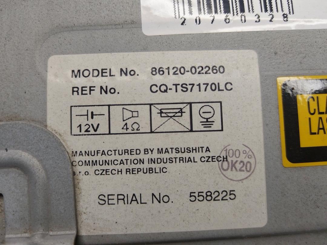 Магнитола TRSG2S Toyota Corolla undefined