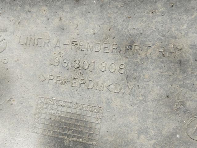 Защита арок передняя правая (подкрылок) 7FQFZO Daewoo Nubira купить с доставкой