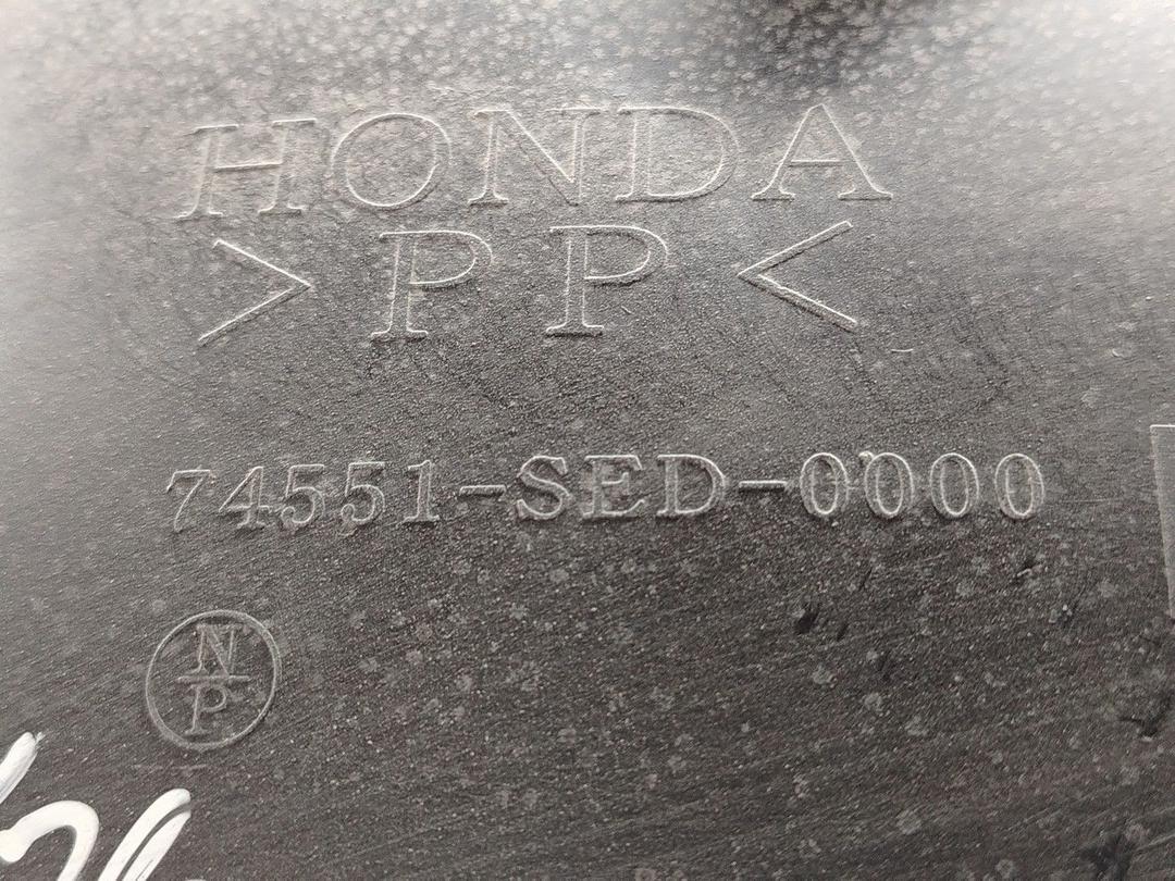 Защита арок задняя правая (подкрылок) KTE8A5 Honda Accord - Фото 6