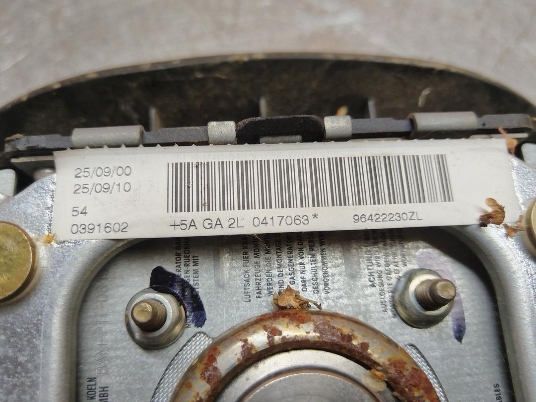 Подушка безопасности водителя 2G3IWG Peugeot 406 - Фото 4