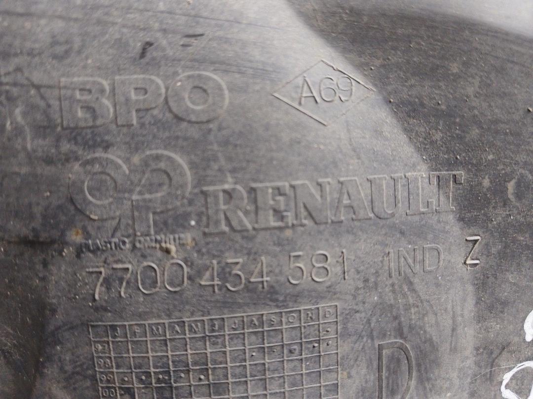 Защита арок передняя правая (подкрылок) 9NR2ON Renault Scenic купить на авторазборке