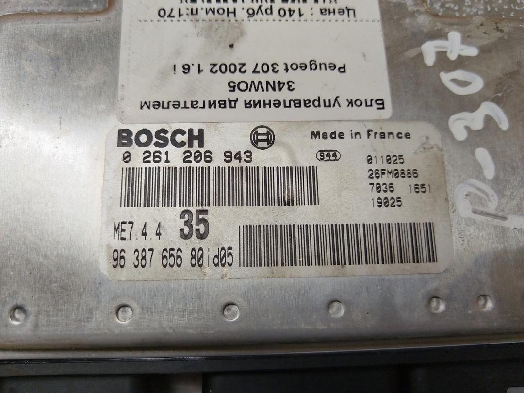 Блок управления двигателем 34NWO5 Peugeot 307 купить на авторазборке