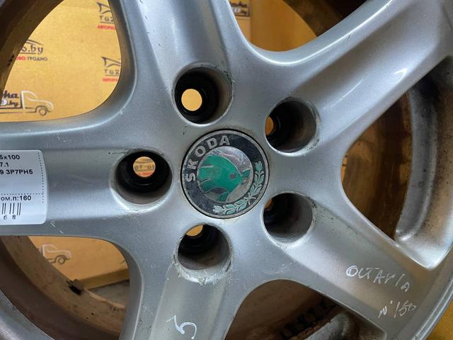 Диск литой R15, 5x100 Skoda Octavia 1999 3P7PH5 3P7PH5 Skoda Octavia купить с доставкой