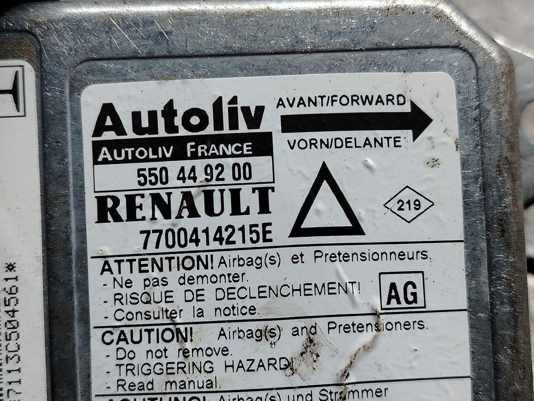 Блок AirBag 7YTSST Renault Laguna - Фото 4
