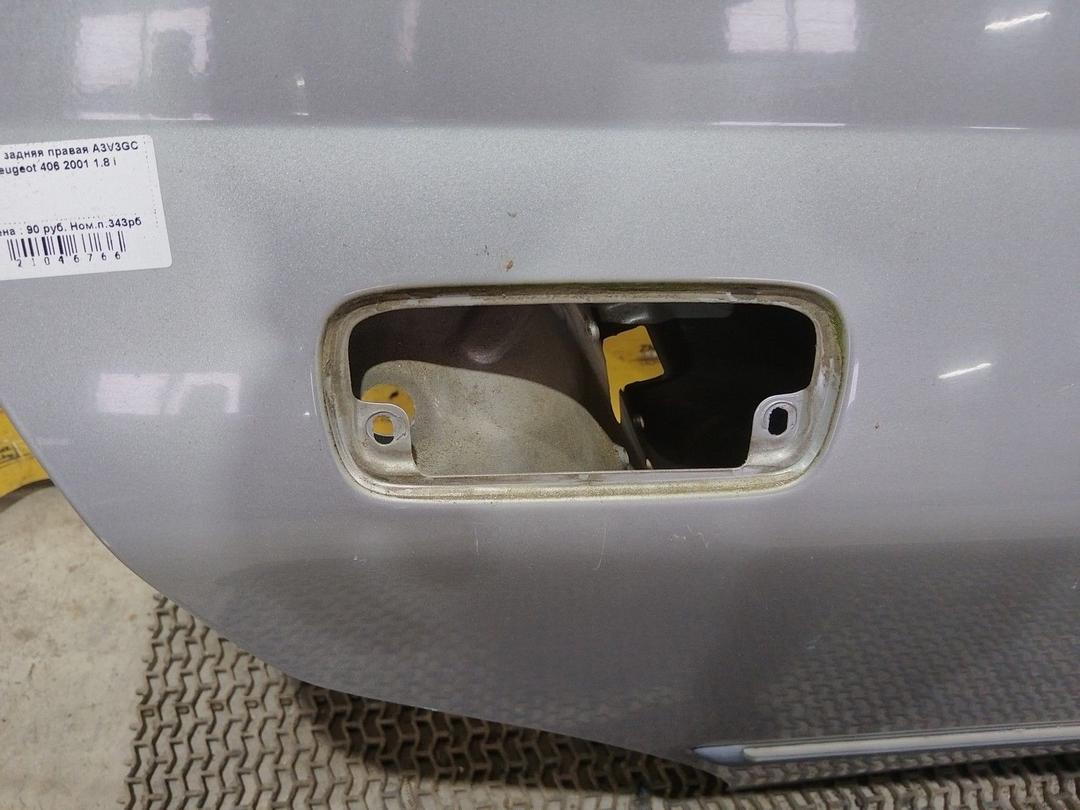 Дверь задняя правая A3V3GC Peugeot 406 купить