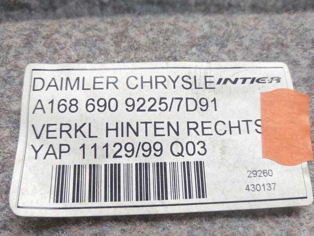 Обшивка багажника 1HWV9F Mercedes A W168 - Фото 7