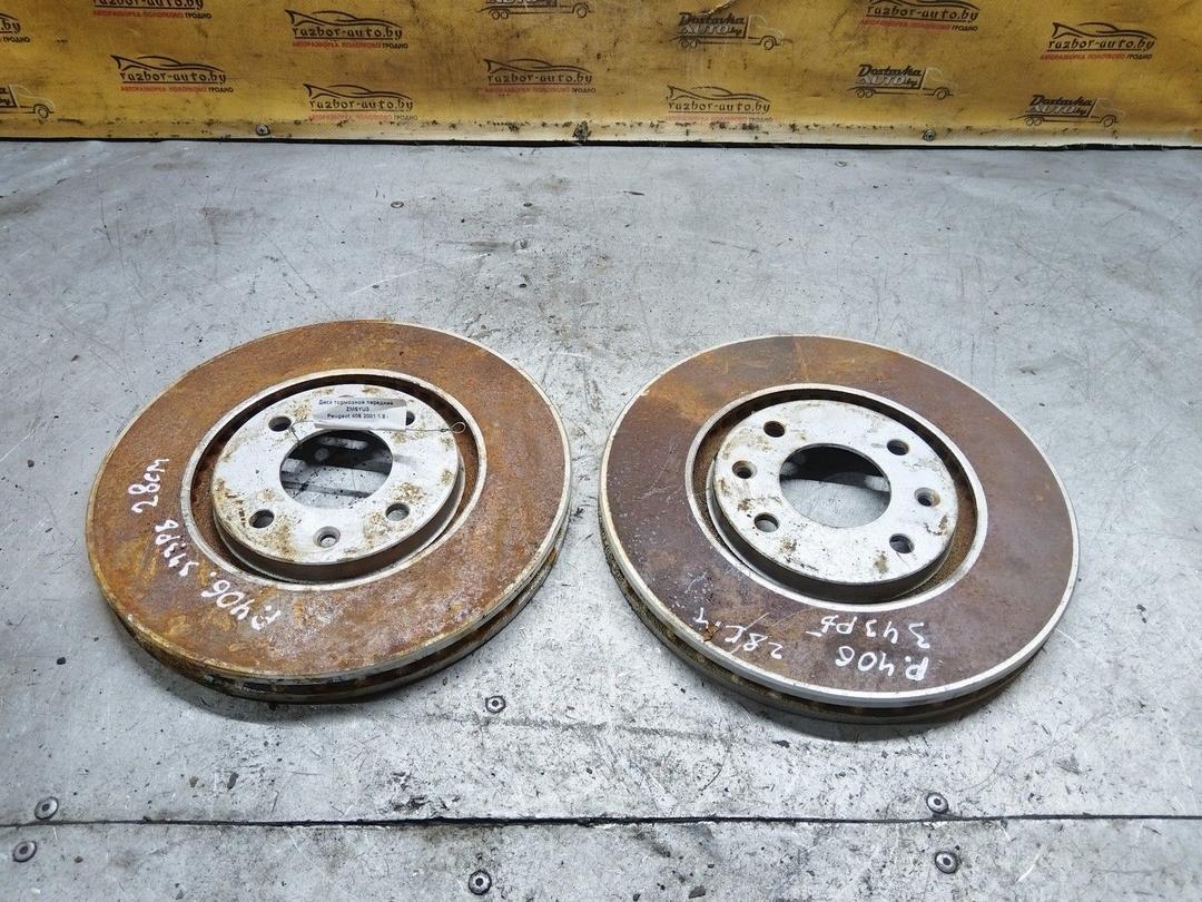 Диск тормозной передний ZM5YU3 Peugeot 406